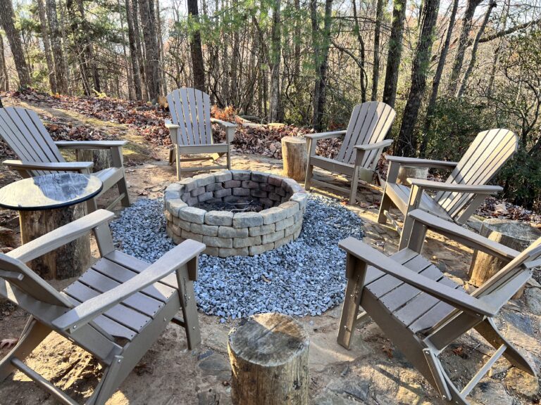 Enjoy unwinding by the firepit