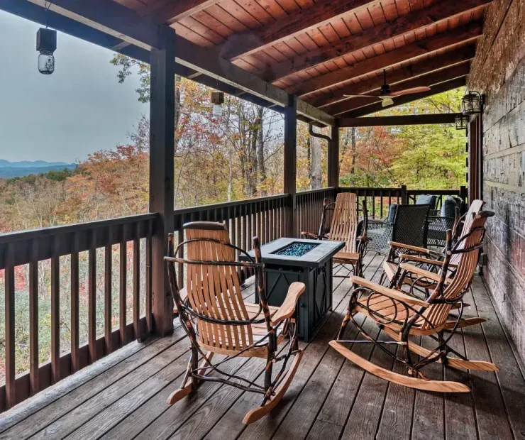 lazy bear cabin views